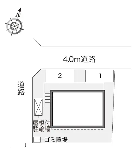 ★手数料０円★西東京市向台町１丁目　月極駐車場（LP）